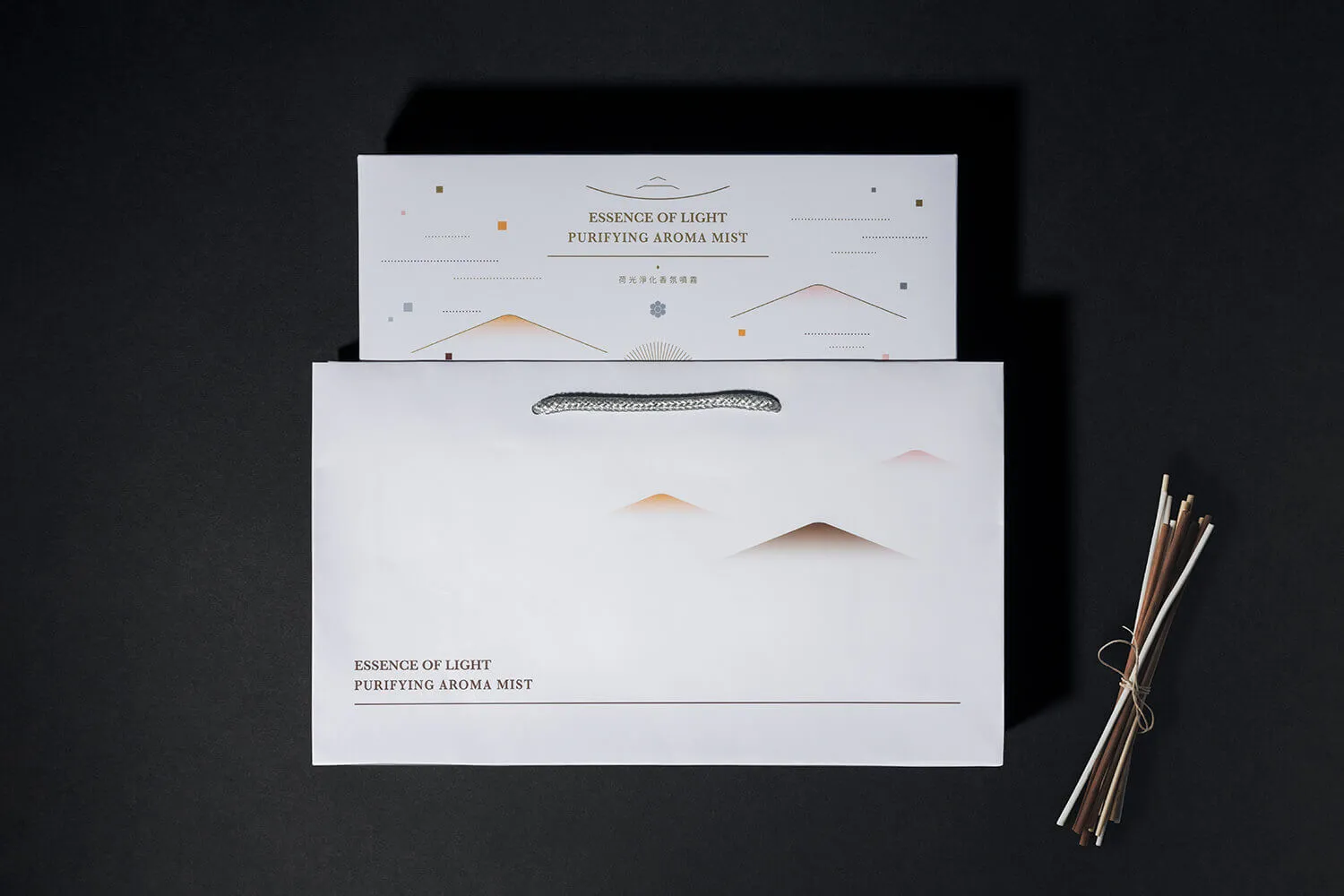 喜來芝 荷光淨化噴霧禮盒組 包裝設計