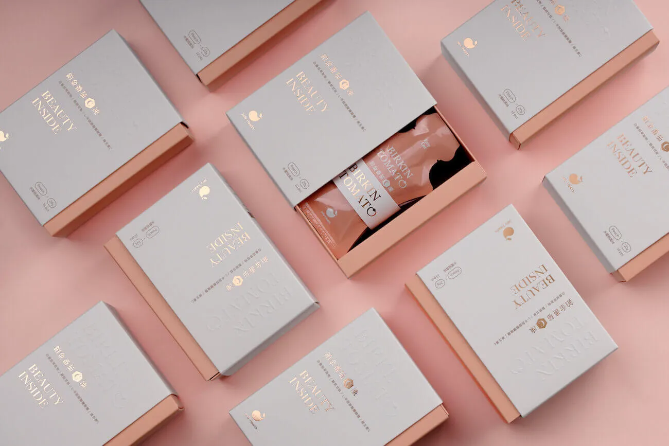 Jelly Health 鉑金蕃茄包裝設計