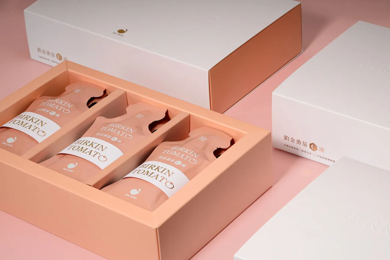 Jelly Health 鉑金蕃茄包裝設計