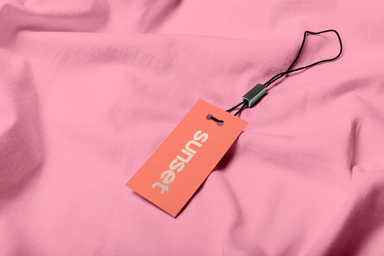 日落 SUNSET  服飾吊牌