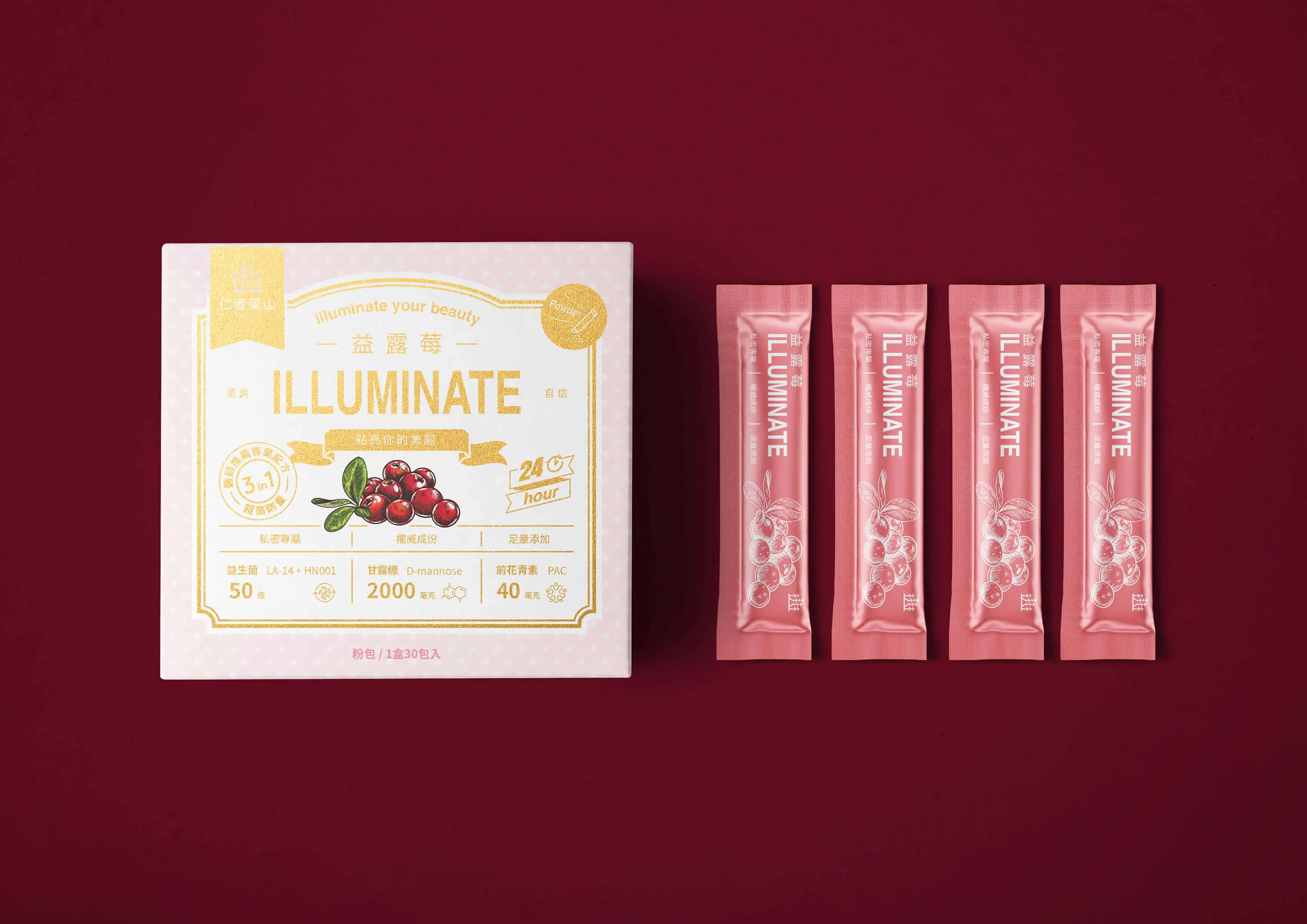 仁者藥山 益露莓 包裝設計
