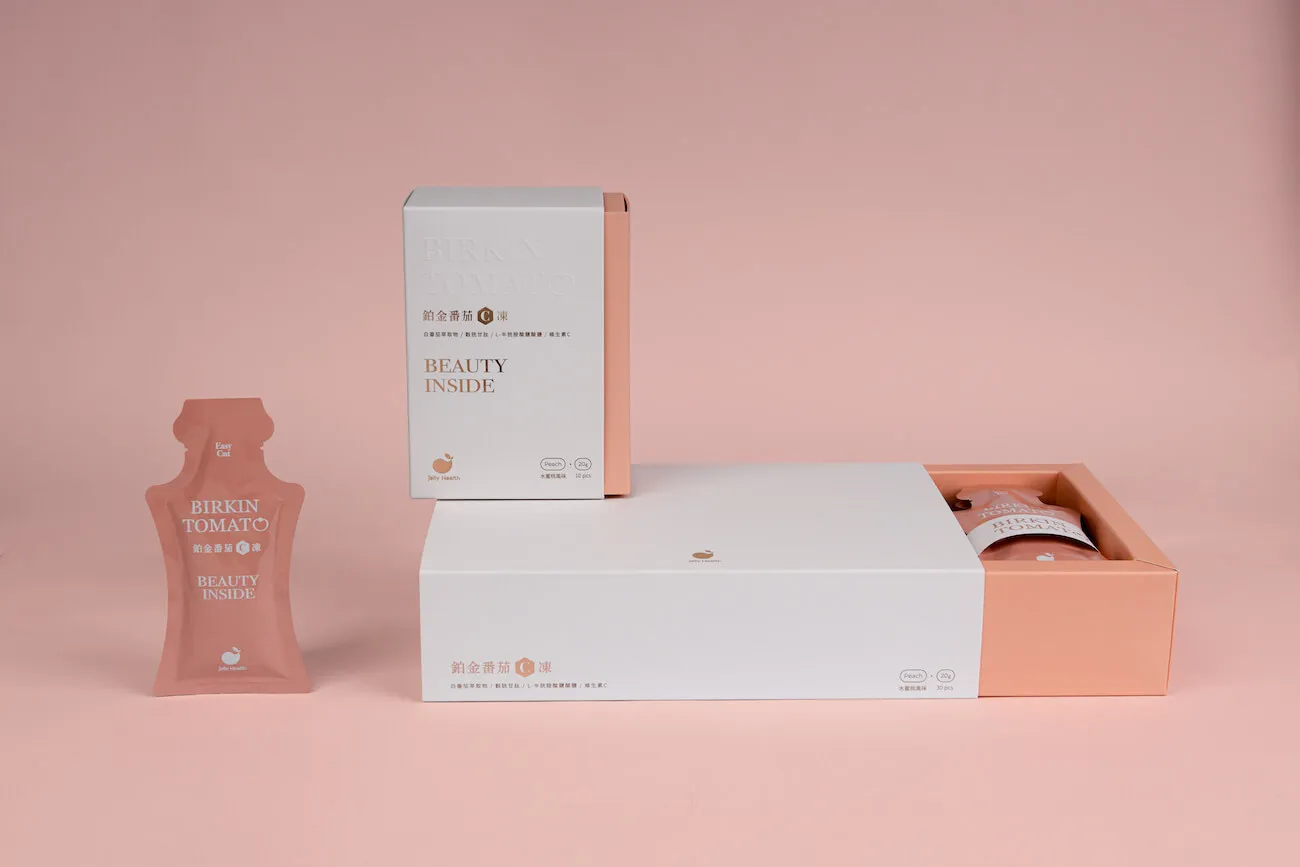 Jelly Health 鉑金蕃茄包裝設計