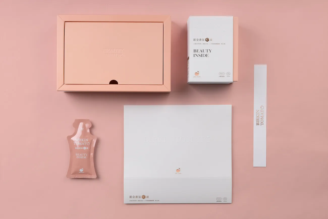 Jelly Health 鉑金蕃茄包裝設計